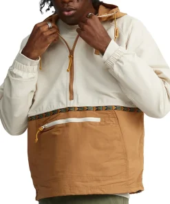 Retro Windbreaker Anorak - Men's