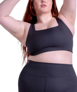 RIB Tommy Cropped Bra - Women's