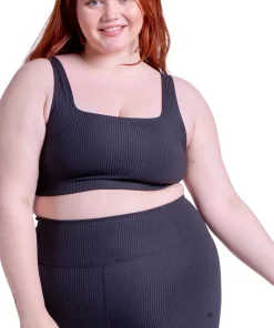RIB Tommy Cropped Bra - Women's