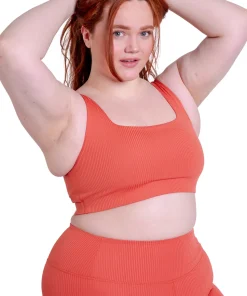 RIB Tommy Cropped Bra - Women's