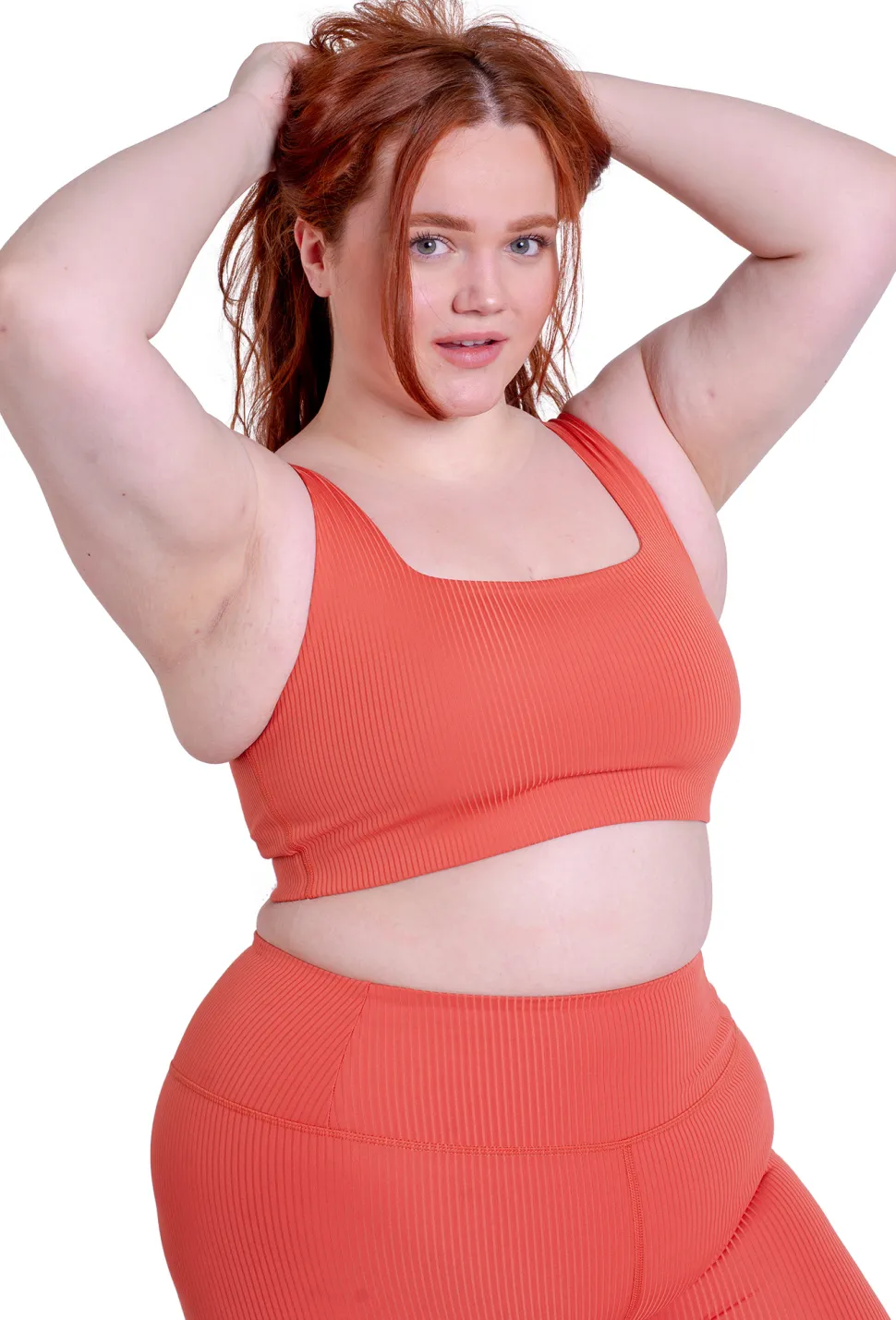RIB Tommy Cropped Bra - Women's