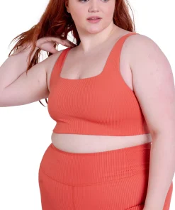 RIB Tommy Cropped Bra - Women's