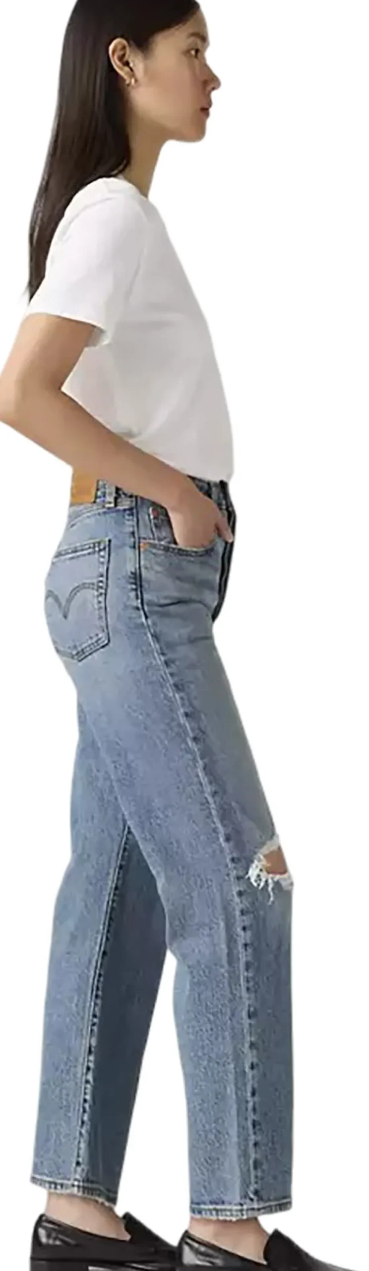 Ribcage Straight Ankle Jeans - Women's