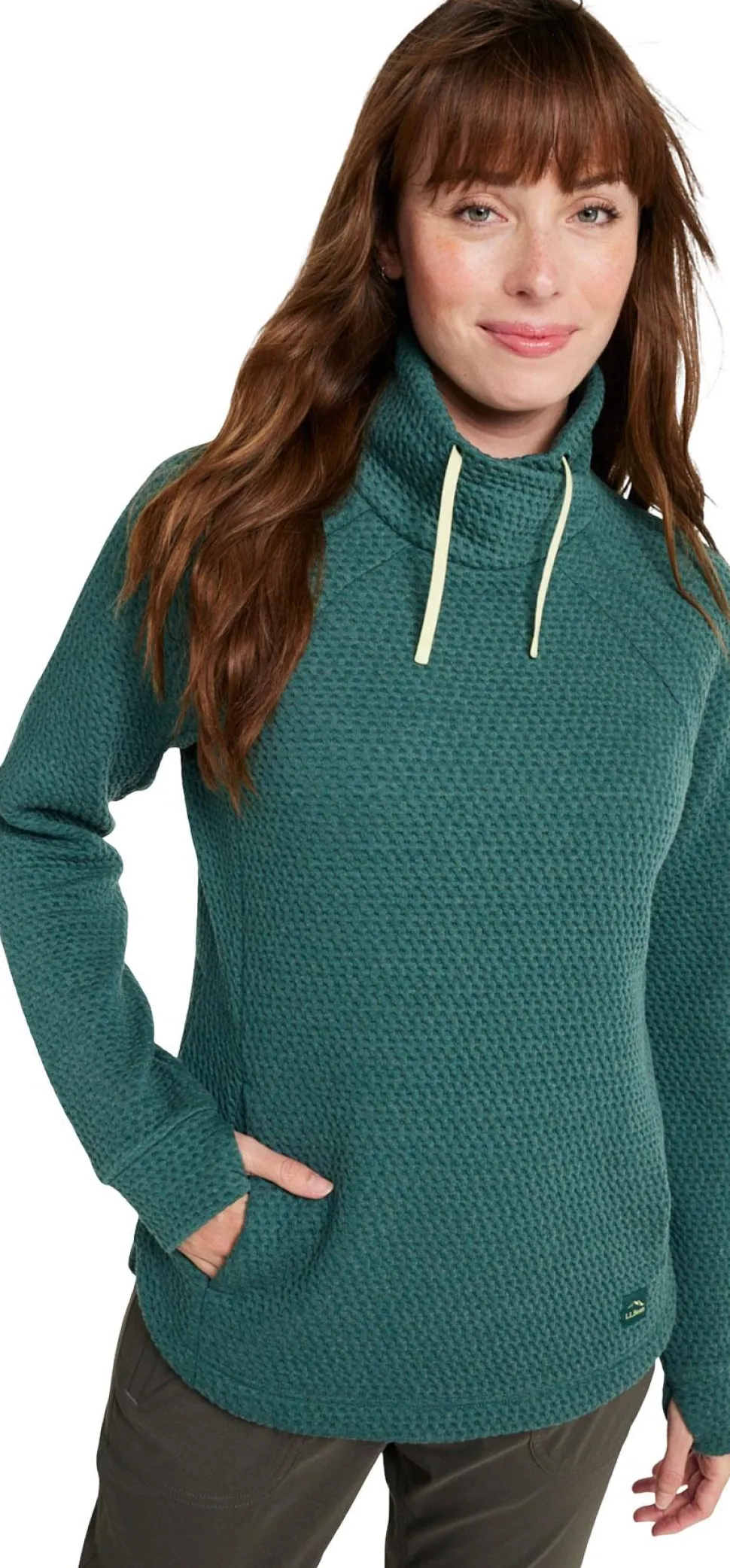 Ridgeknit Crossneck Pullover - Women's