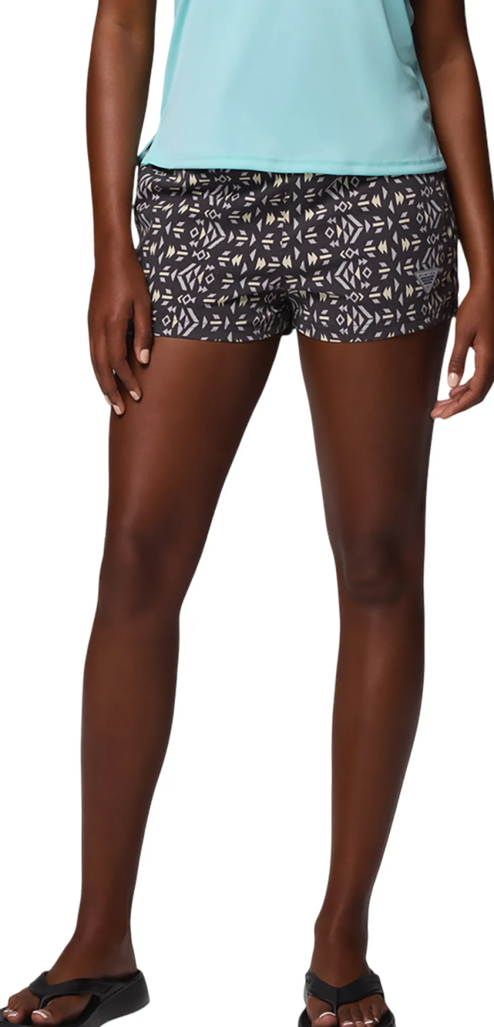 Rugged Water Printed Shorts - Women's