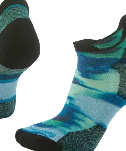 Run Targeted Cushion Brushed Print Low Ankle Socks - Women's