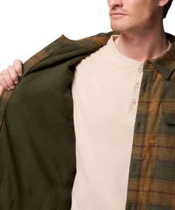 Saddle Point Warm Lined Flannel Shirt - Men's