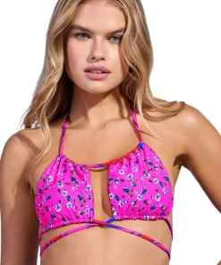 Sara Spiral Sliding Triangle Bikini Top - Women's