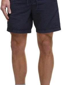Seersucker Relaxed Shorts - Men's