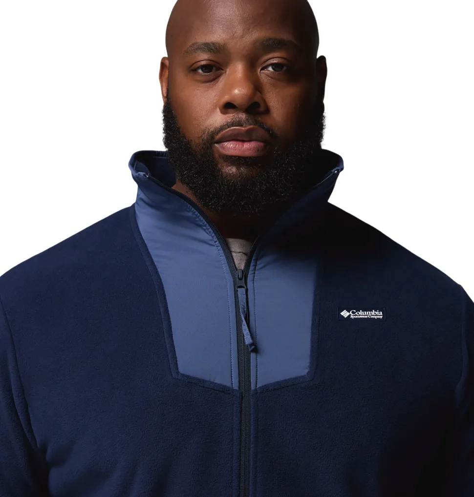 Sequoia Grove Big Size Full Zip Fleece Jacket - Men's