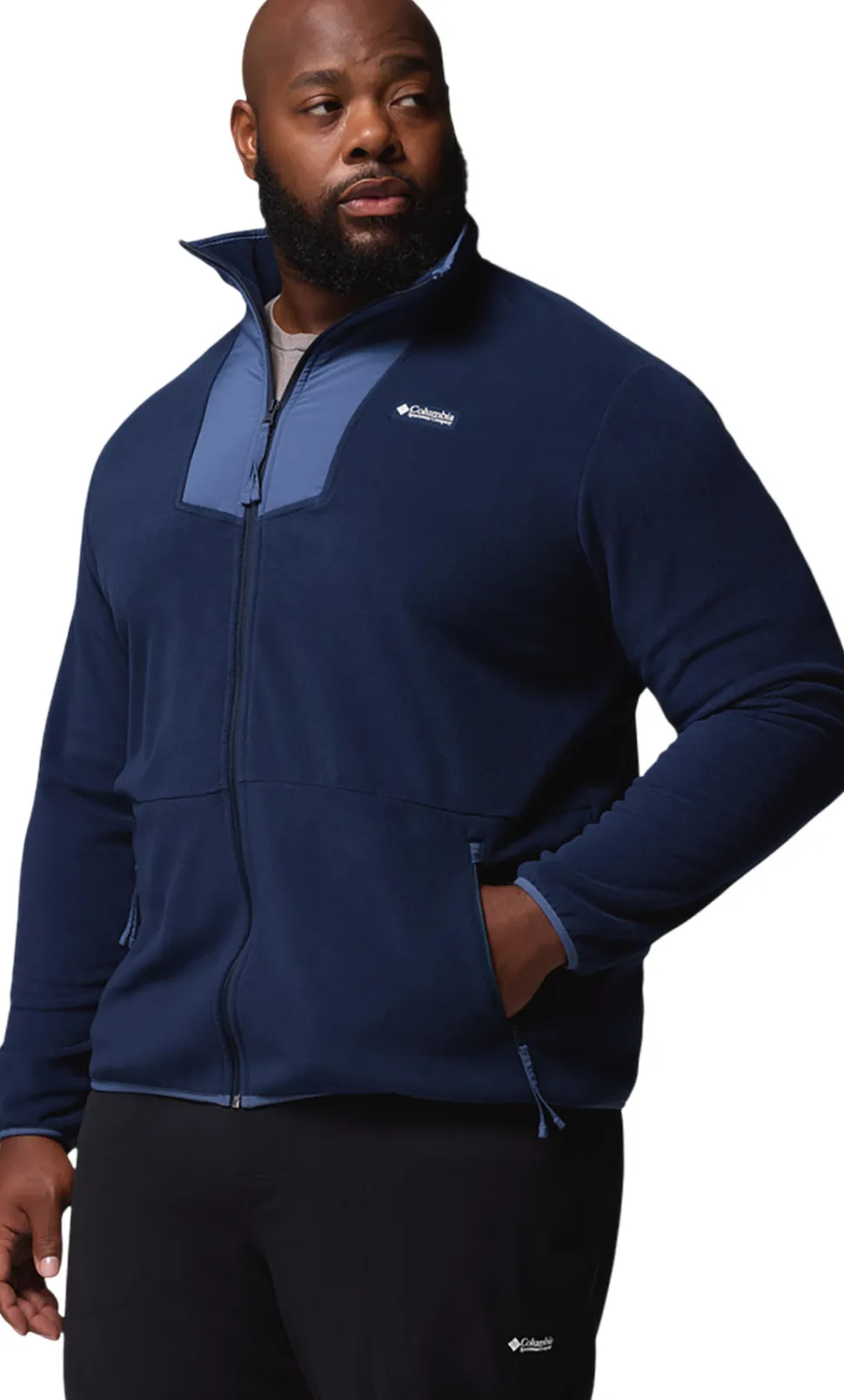 Sequoia Grove Big Size Full Zip Fleece Jacket - Men's
