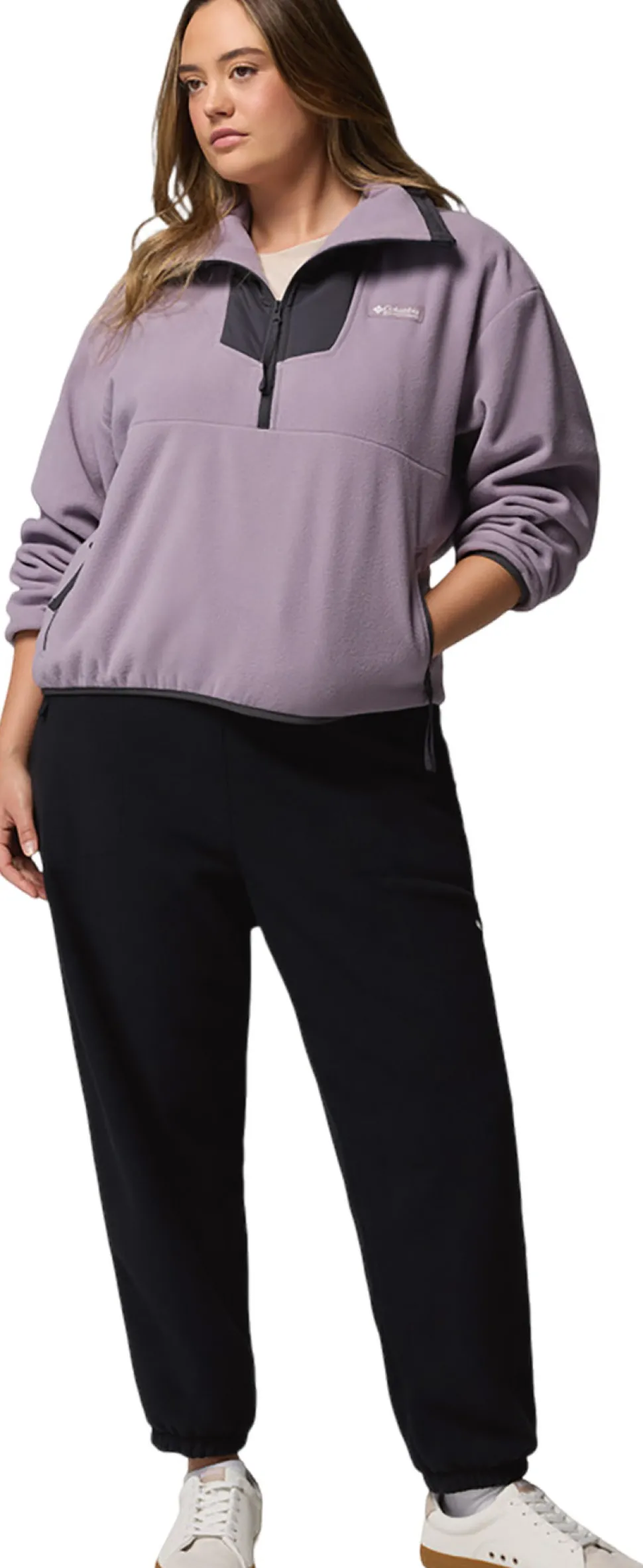 Sequoia Grove Plus Size Half Zip Fleece Pullover - Women's