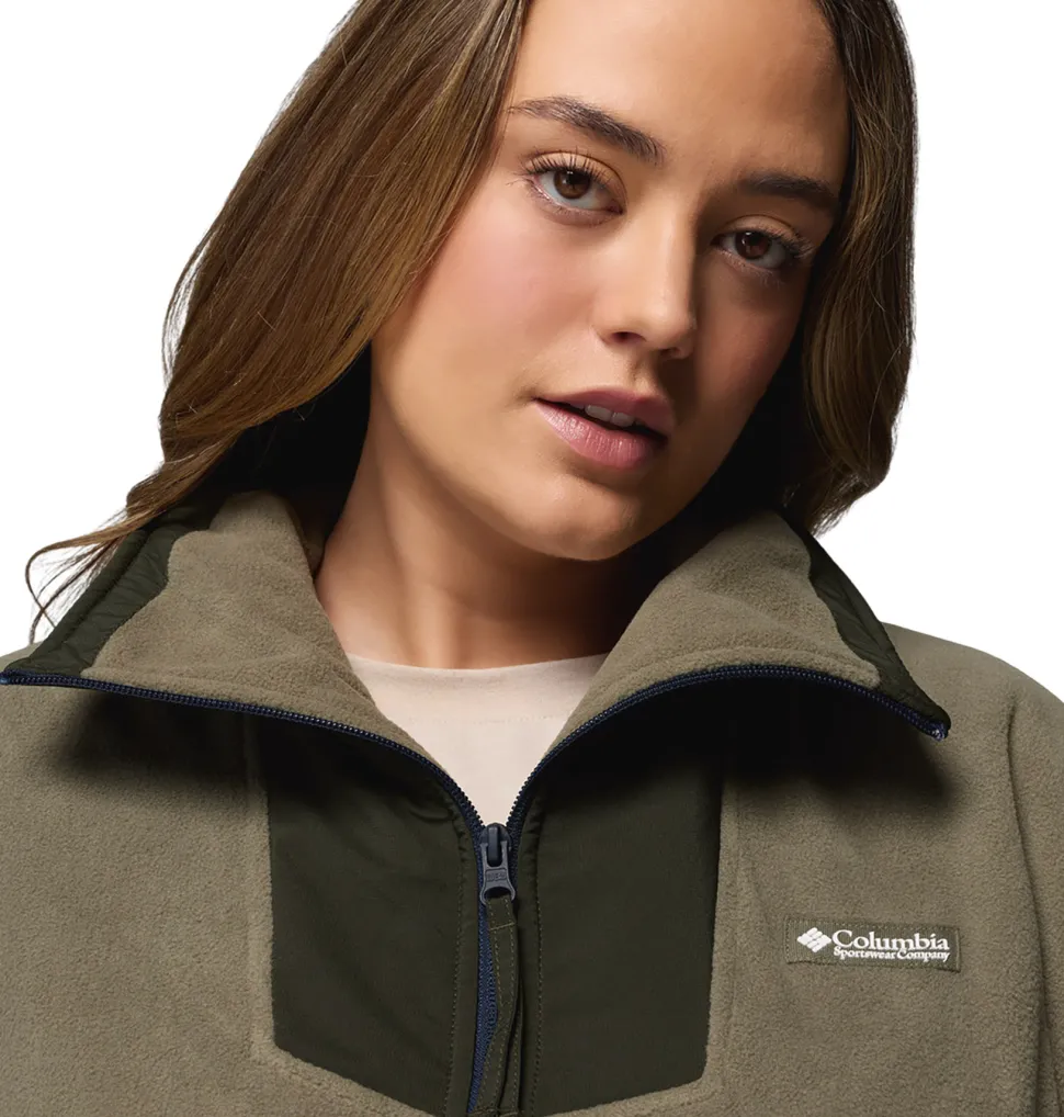 Sequoia Grove Plus Size Half Zip Fleece Pullover - Women's