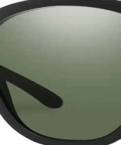 Shoal Sunglasses - Matte Black - ChromaPop Polarized Gray Green Lens - Women's