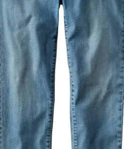 Signature Organic Denim Low-Rise Straight-Leg Boyfriend Jeans - Women's