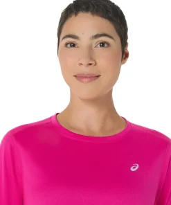 Silver Long Sleeve Running Top - Women's