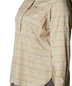 Silver Ridge Lite Plaid Long Sleeve Shirt Plus Size - Women's