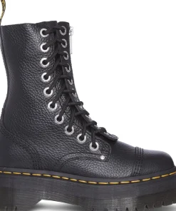 Sinclair Hi Milled Nappa Leather Platform Boots - Unisex