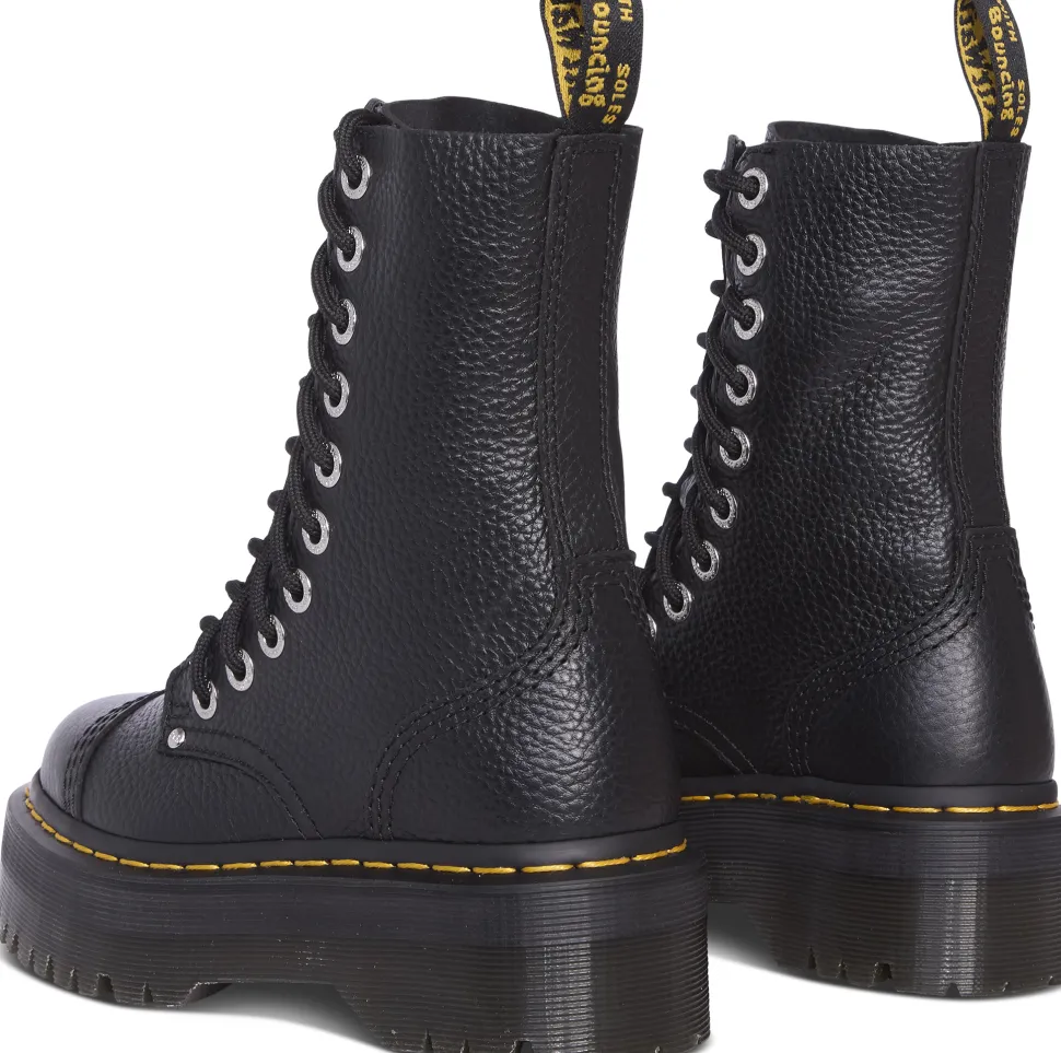 Sinclair Hi Milled Nappa Leather Platform Boots - Unisex