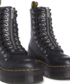 Sinclair Hi Milled Nappa Leather Platform Boots - Unisex