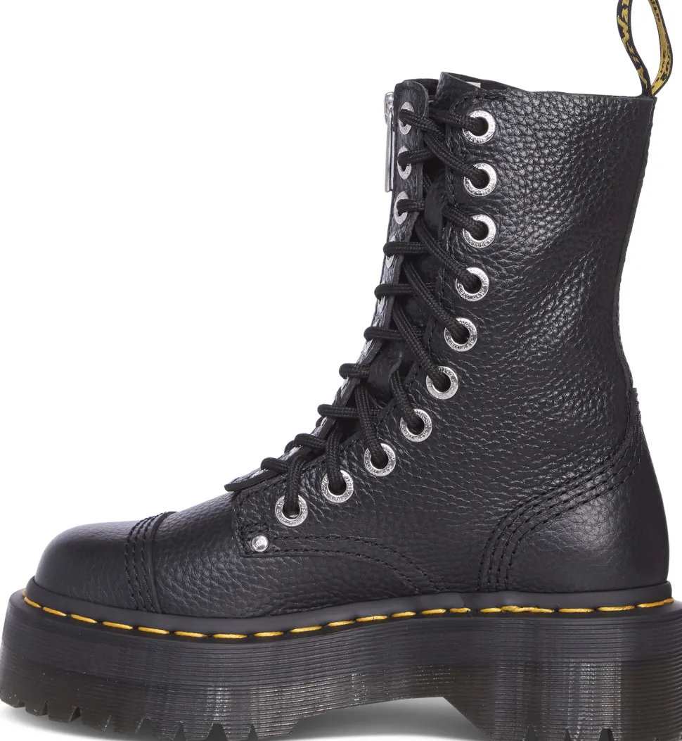 Sinclair Hi Milled Nappa Leather Platform Boots - Unisex