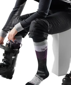 Ski Snowpocalypse Pattern OTC Socks - Women's