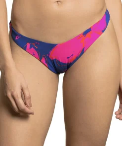 Sky Garden Splendour Reversible High Leg Cheeky Cut Bikini Bottom - Women's