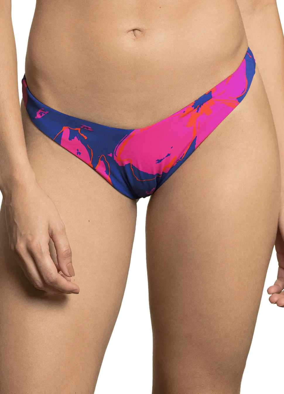Sky Garden Splendour Reversible High Leg Cheeky Cut Bikini Bottom - Women's