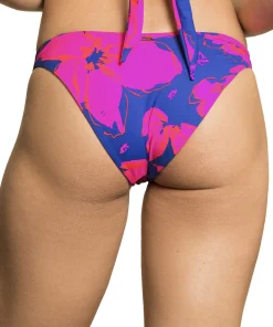 Sky Garden Splendour Reversible High Leg Cheeky Cut Bikini Bottom - Women's