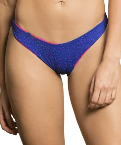 Sky Garden Splendour Reversible High Leg Cheeky Cut Bikini Bottom - Women's