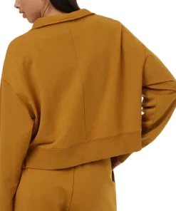 SoftTerry Light 1/4 Zip Fleece Sweatshirt - Women's