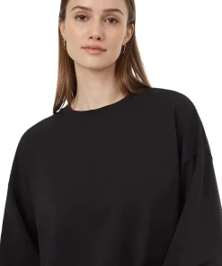 SoftTerry Light Seamed Fleece Sweatshirt - Women's