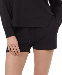 SoftTerry Light Seamed Fleece Sweatshirt - Women's