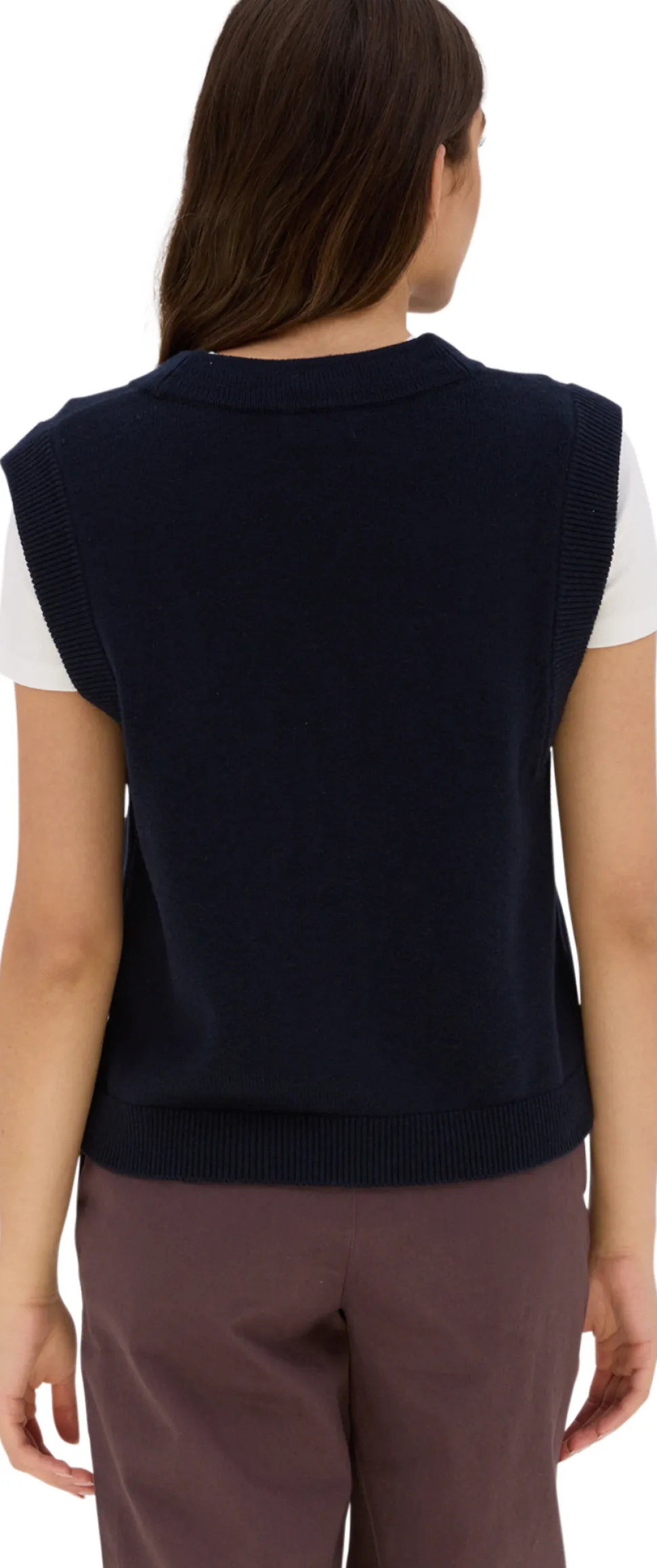 Soho Midweight Merino Blend Sweater Knit Vest - Women's