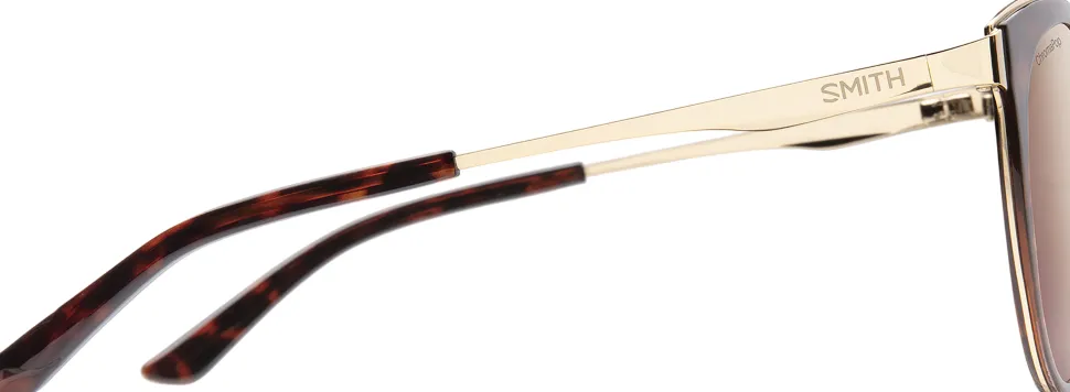 Somerset Sunglasses - Tortoise Rose - ChromaPop Polarized Rose Gold Mirror Lens - Women's