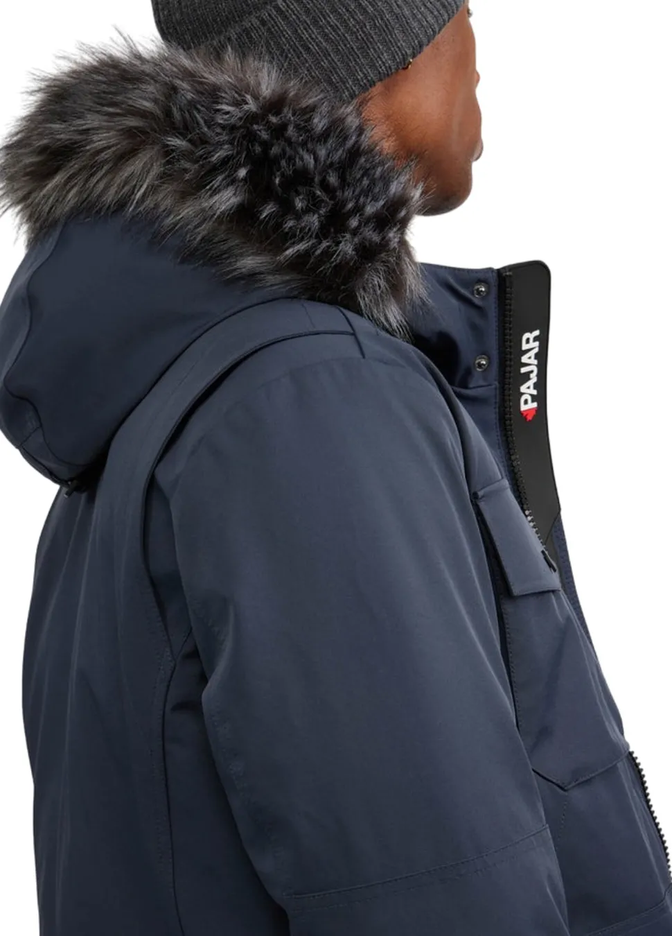 Soren Parka With Faux Fur Trim - Men's