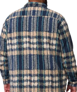 Steens Mountain II Big Size Printed Fleece Shirt Jacket - Men's
