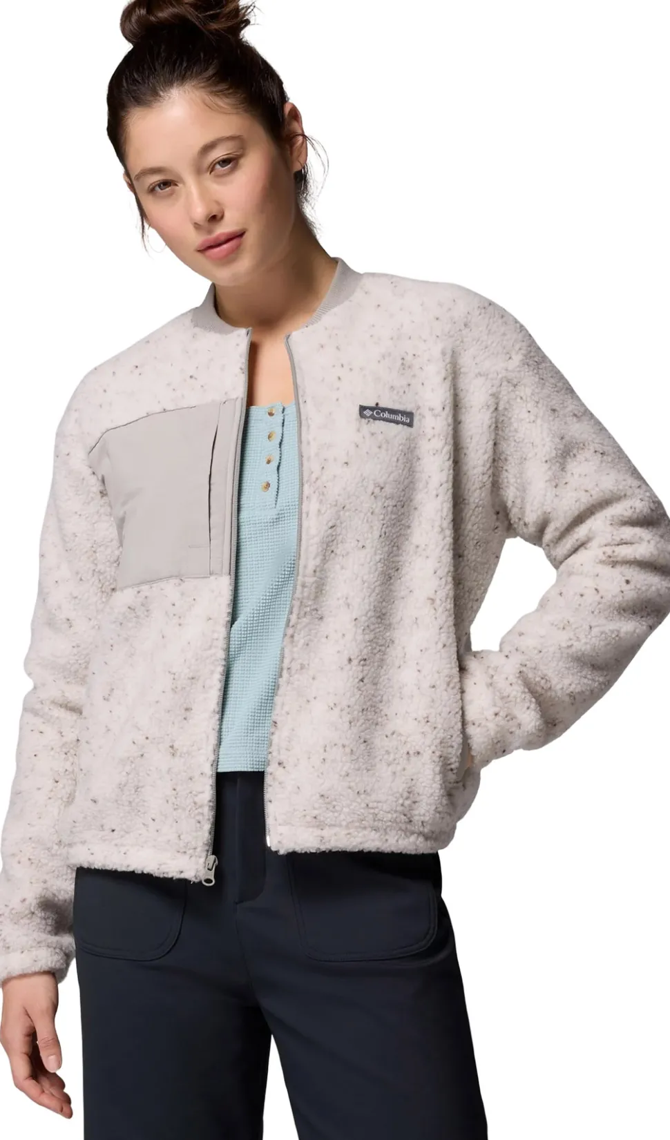 Stellar Path Fleece Bomber Full Zip Jacket - Women's