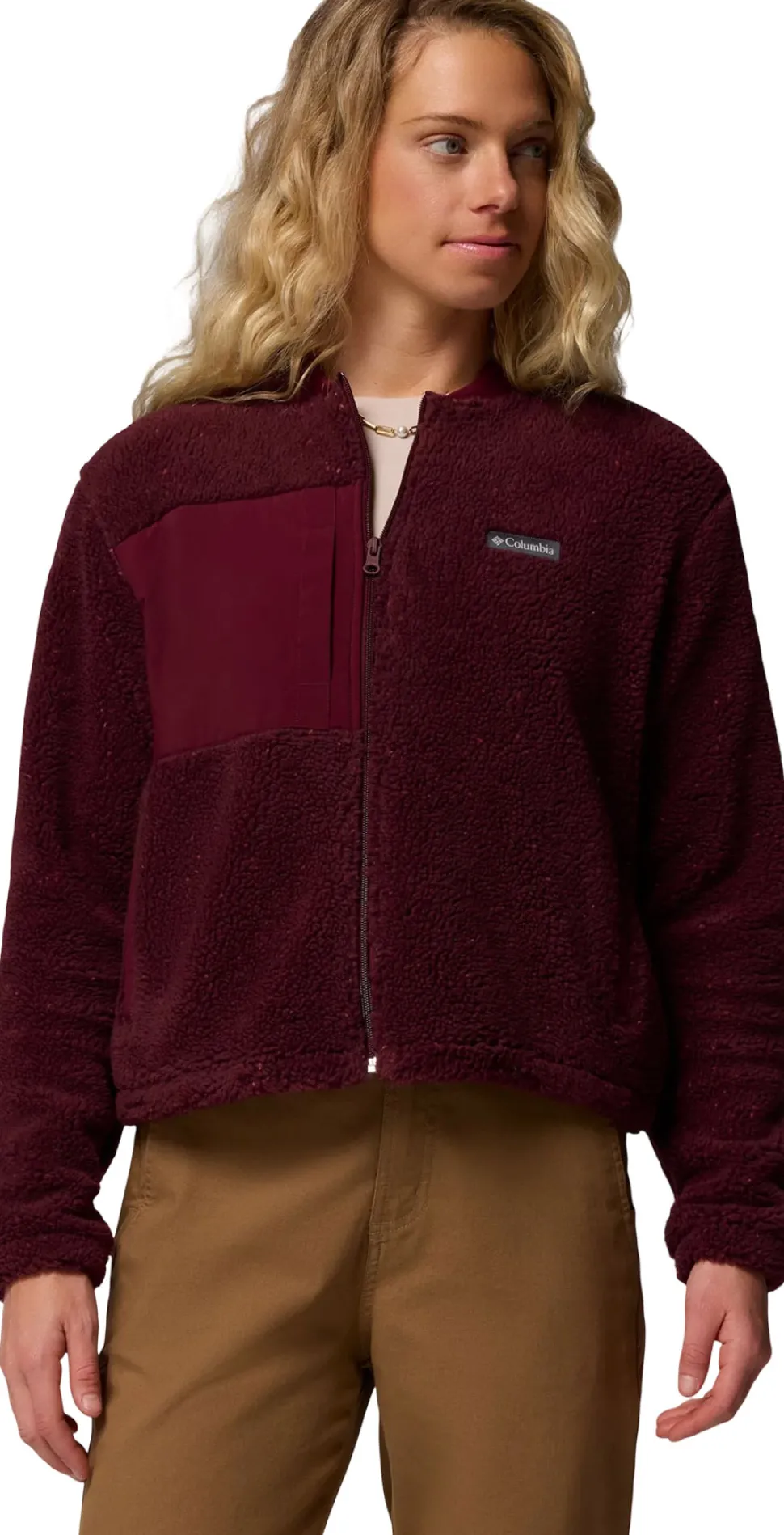 Stellar Path Fleece Bomber Full Zip Jacket - Women's