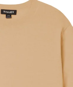 Stretch Merino Crew Neck Sweater - Men's