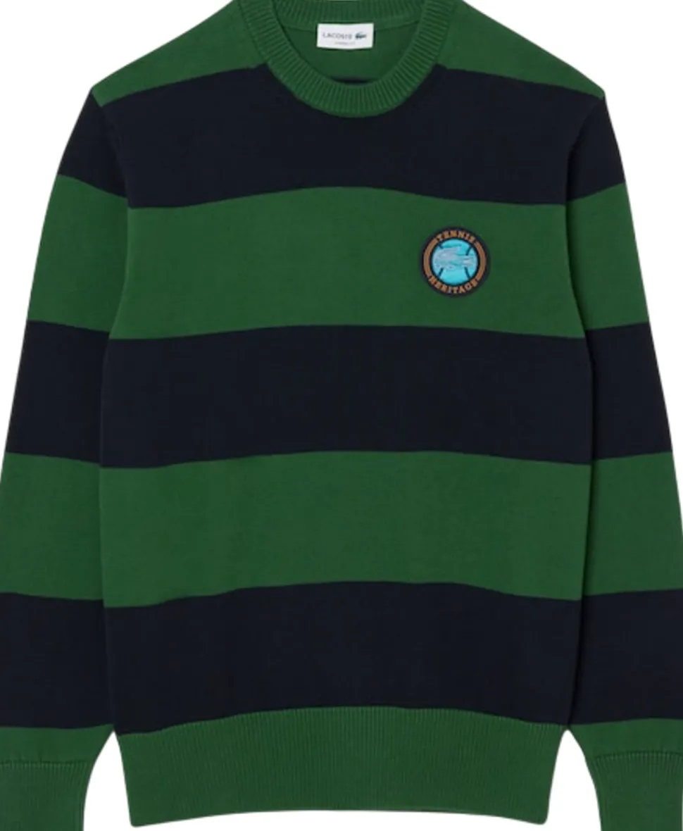 Striped Cotton Jersey Sweater - Men's