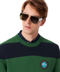 Striped Cotton Jersey Sweater - Men's