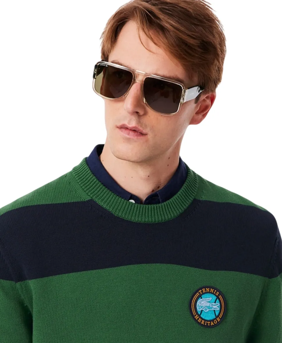 Striped Cotton Jersey Sweater - Men's