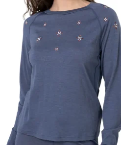 Summer Wool Long Sleeve T-Shirt - Women's