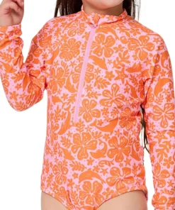 Sun and Swell Long Sleeve Surfsuit - Girls