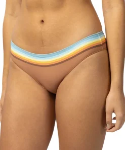 Sunrise Stripe Cheeky Hipster Bikini Bottom - Women's