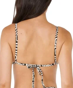 Sunset Jacquard Fixed Triangle Bikini Top - Women's