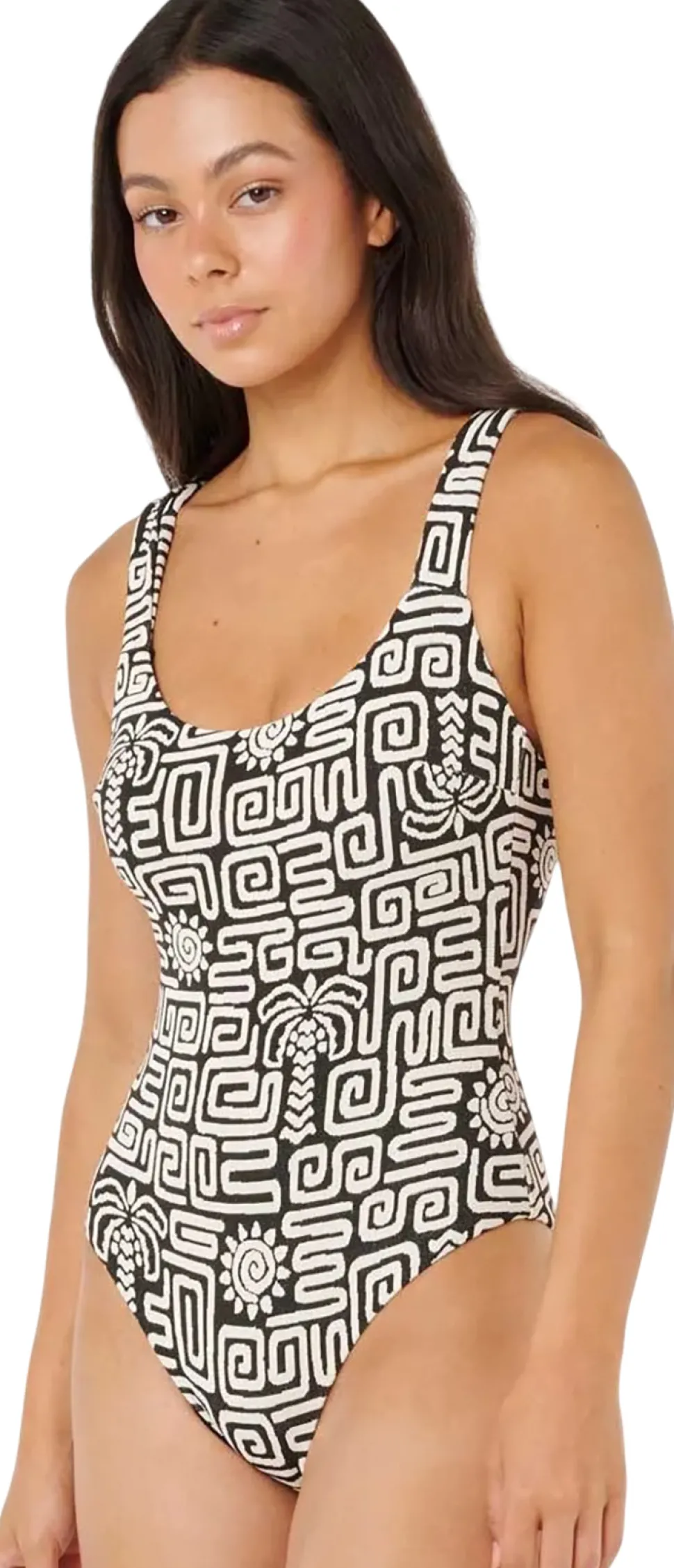 Sunset Jacquard One Piece Swimsuit - Women's