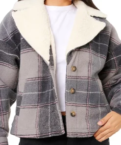 Sunset Luau Check Shacket - Women's
