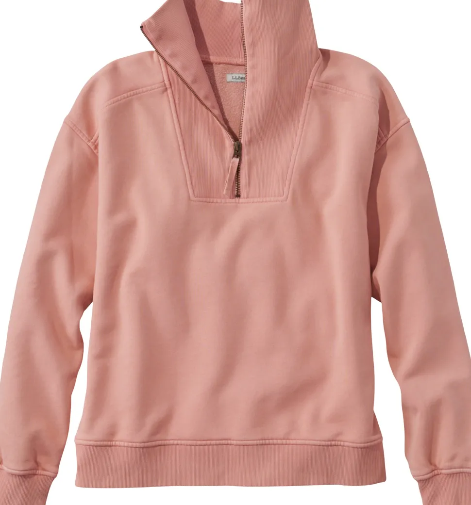 Sunwashed Quarter-Zip Sweatshirt - Women's